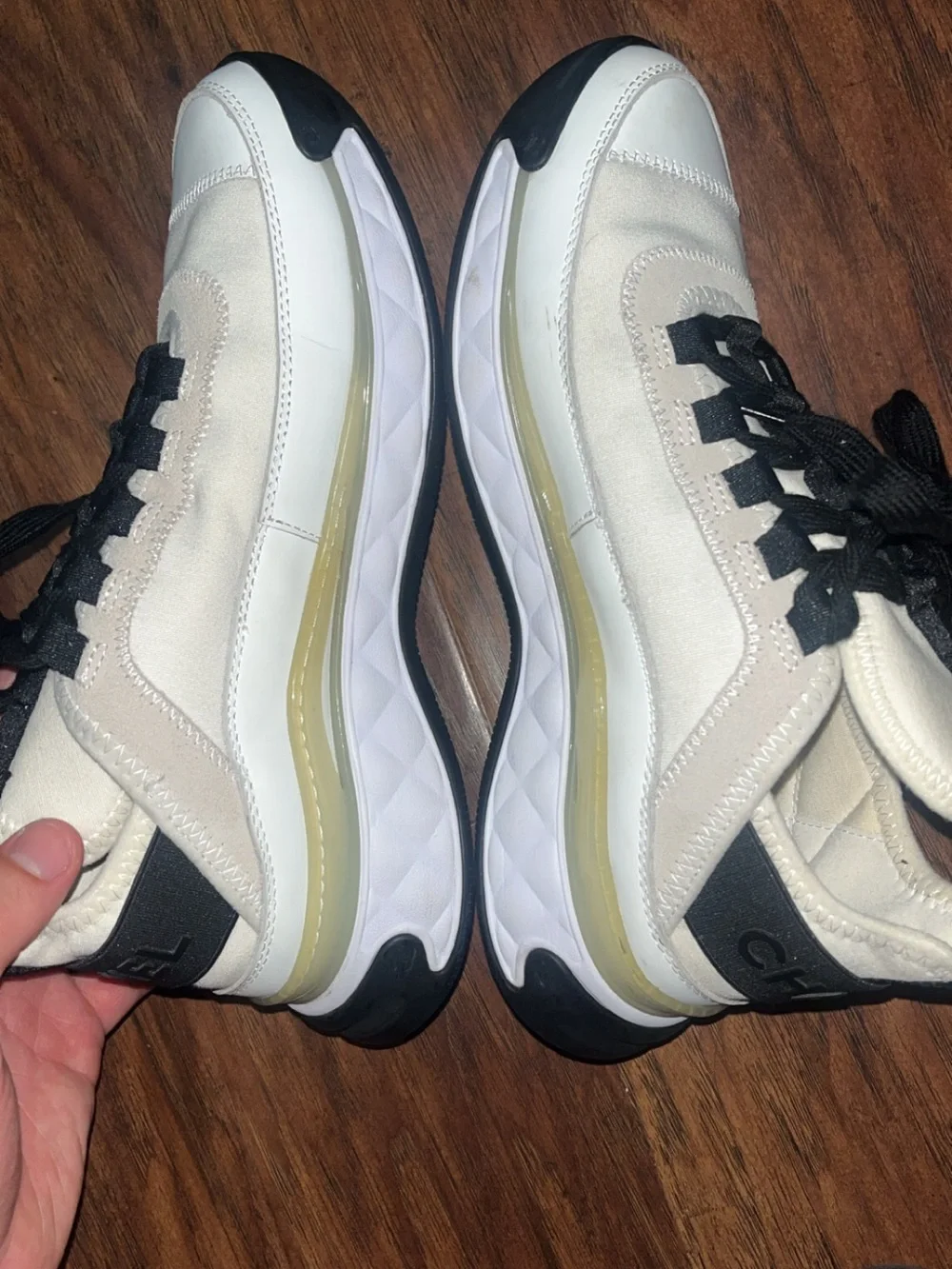 Chanel Velvet Calfskin Sneakers